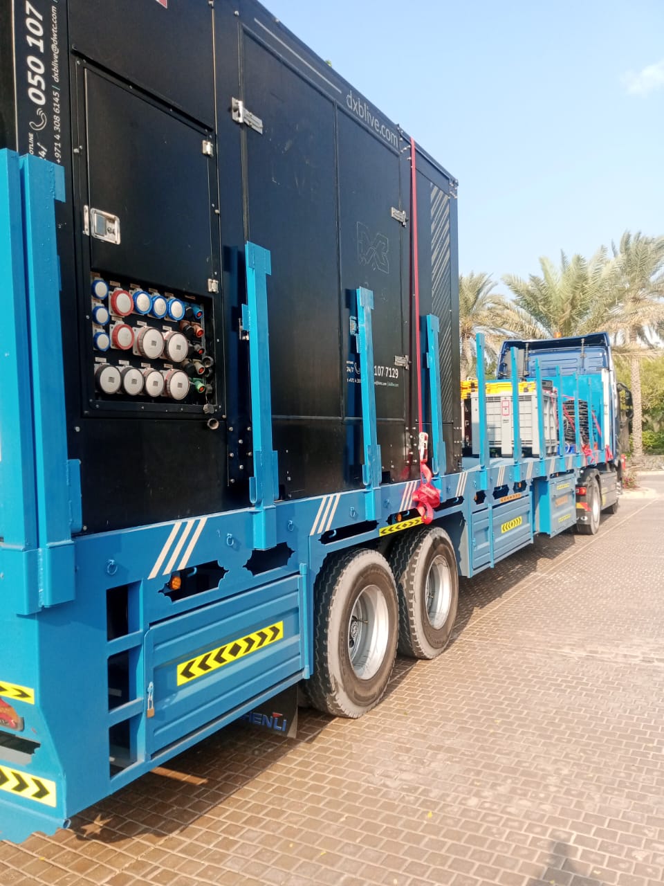 Generator Movement from Abu Dhabi to Dubai