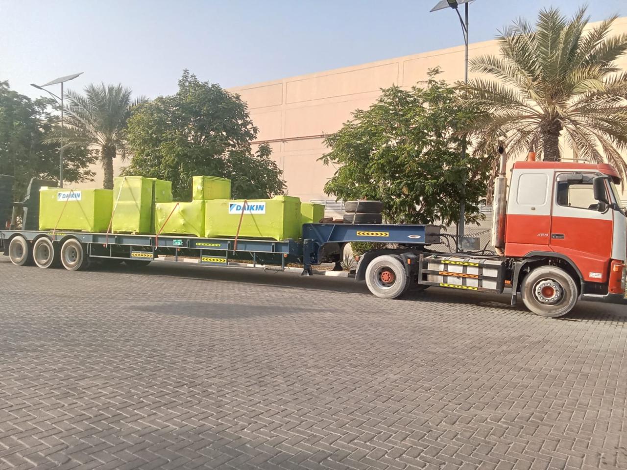 Lowbed Trailers in operation
