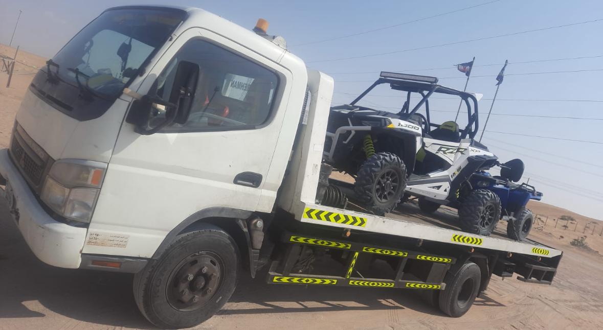 Recovery Trucks in operation